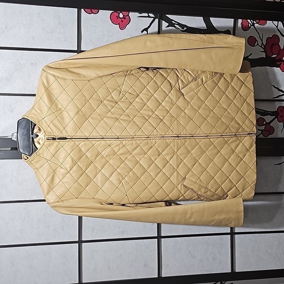 Pamela McCoy Butterscotch Leather Jacket Size XS - Picture 1 of 6